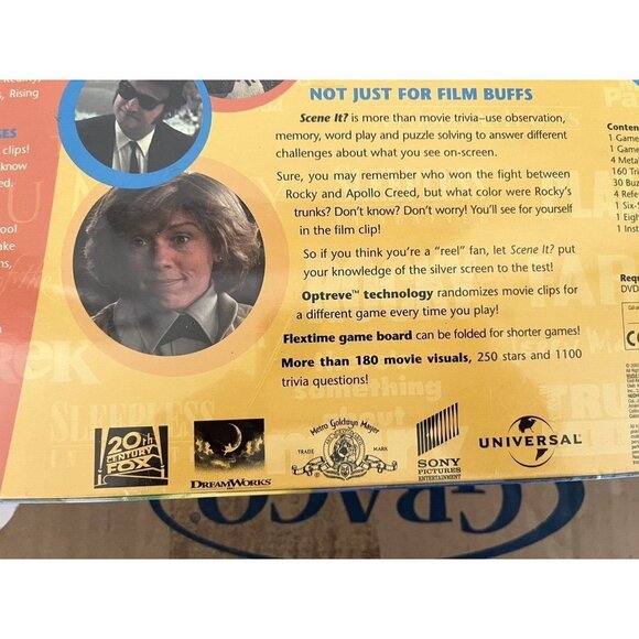 Scene It the DVD Game The Premiere Movie Edition Original 2003 Sealed New in Box - Picture 6 of 7